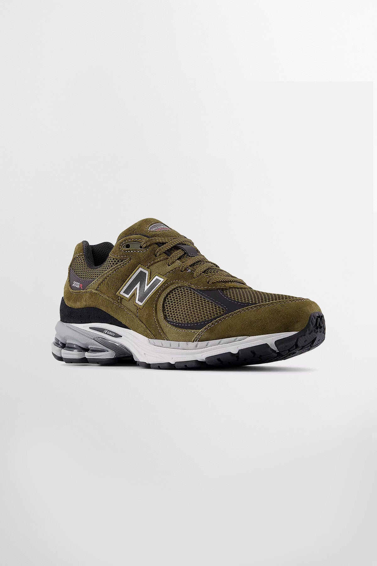 New Balance Men\'s 2002R Olive Suede & Mesh woodland Running Shoes New Balance 2002R - Unisex - Woodland Black – Sneaxx main image 4