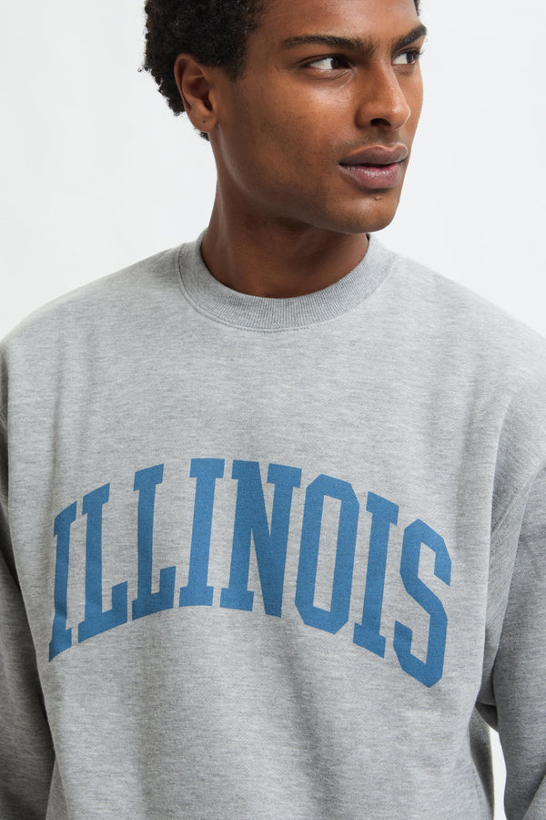 Illinois Printed Sweat Shirt