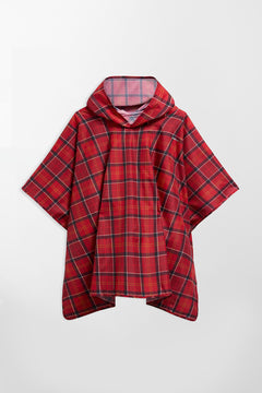 Waterproof Tartan Poncho