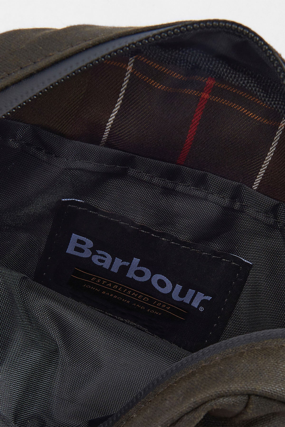 Field Wax Crossbody Bag Olive/black by Barbour | Men | WP Store