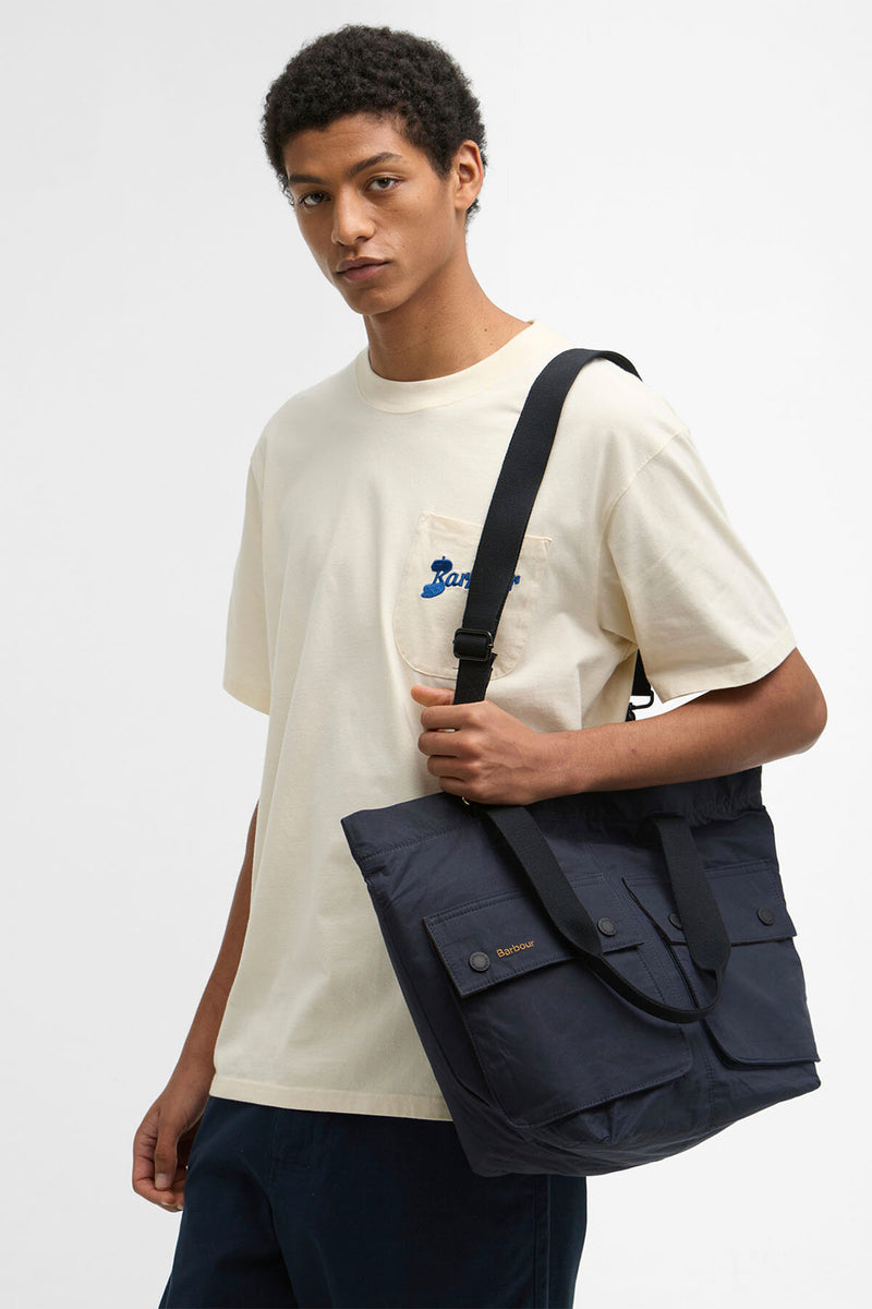 バッグ Barbour Transport Carry All Tote Bag Transport Carry All Tote Bag Navy by Barbour | Men | WP Store