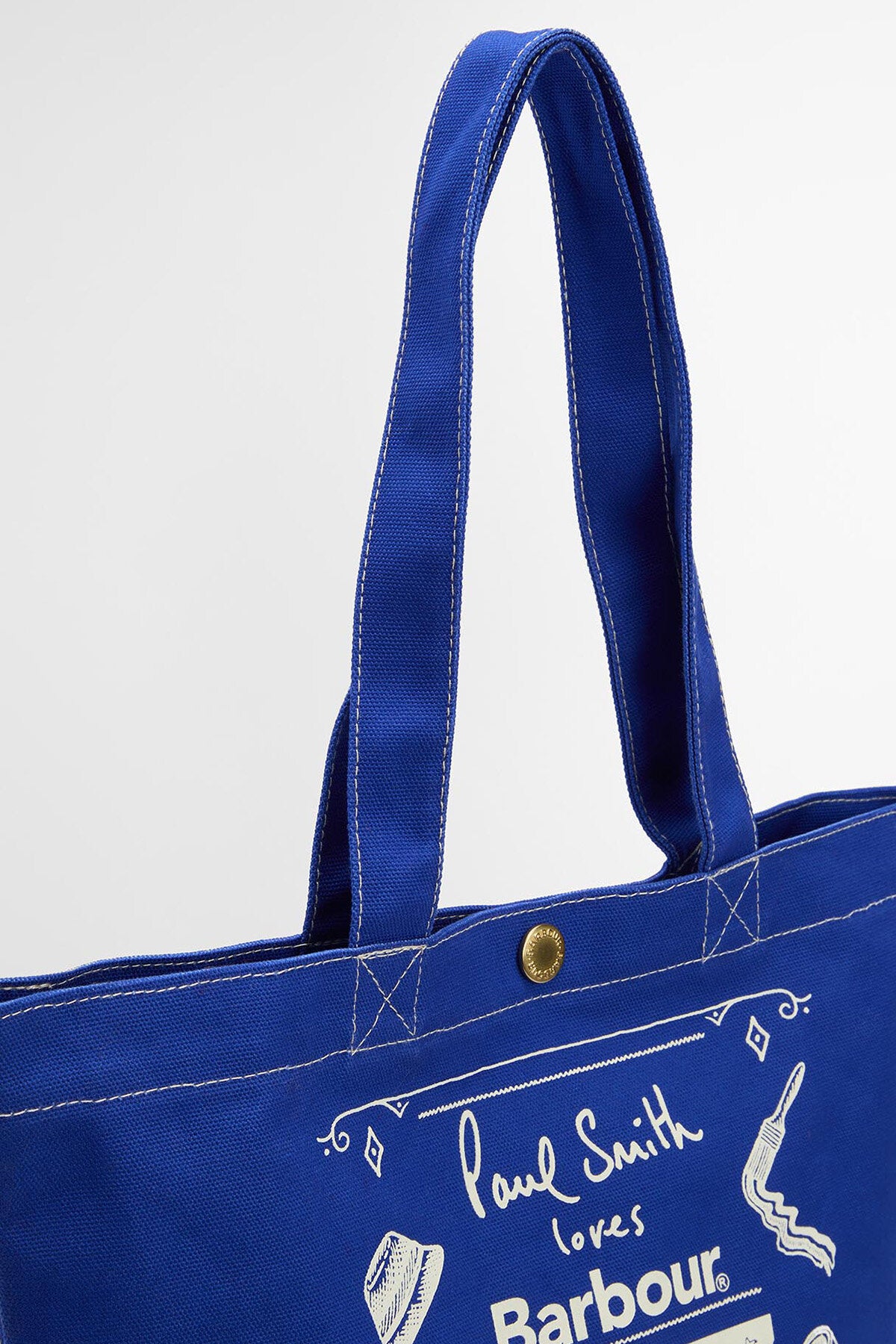 Paul Smith loves Barbour Best in Show Tote Bag Blue by Barbour