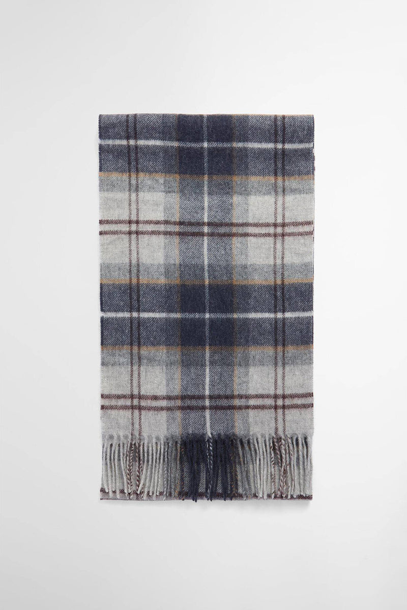 Wool Cashmere Tartan Scarf