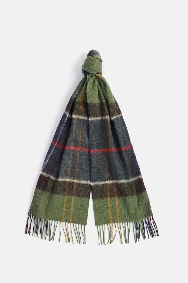 Barbour tartan scarf on sale