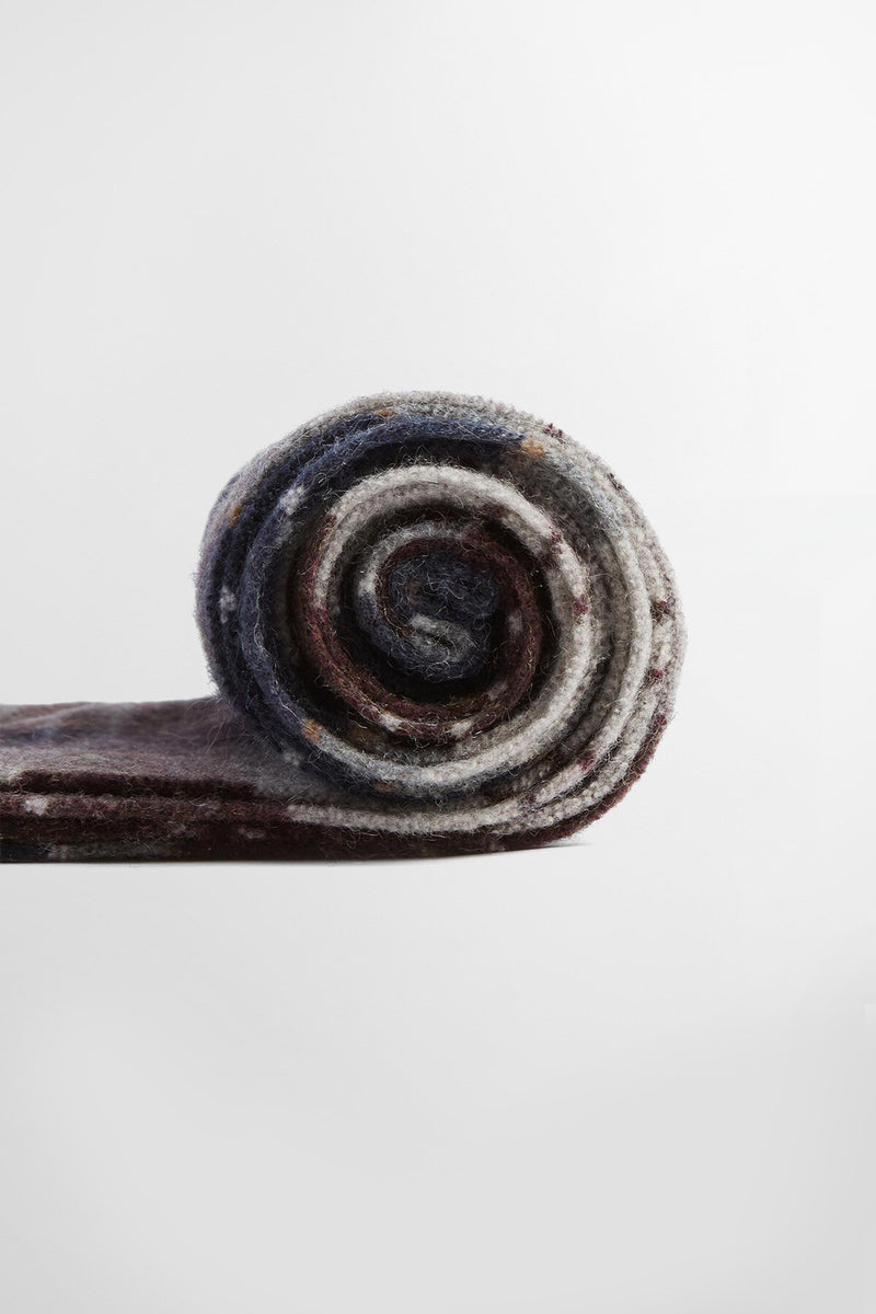 Sciarpa Brack in tartan con finitura patchwork