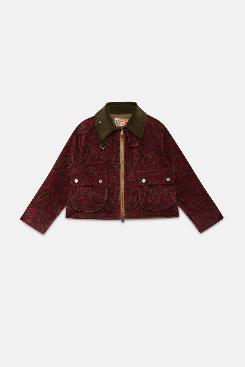 Giacca Barbour Spey Paisley in velluto