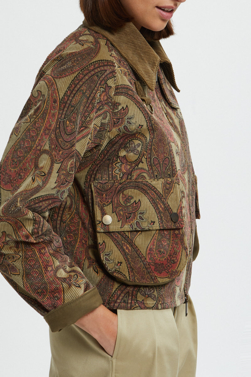 Corduroy Paisley Spey Jacket