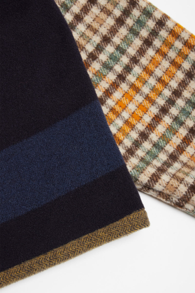 Wool Patchwork Overshirt