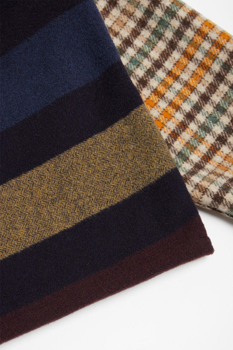 Wool Patchwork Overshirt