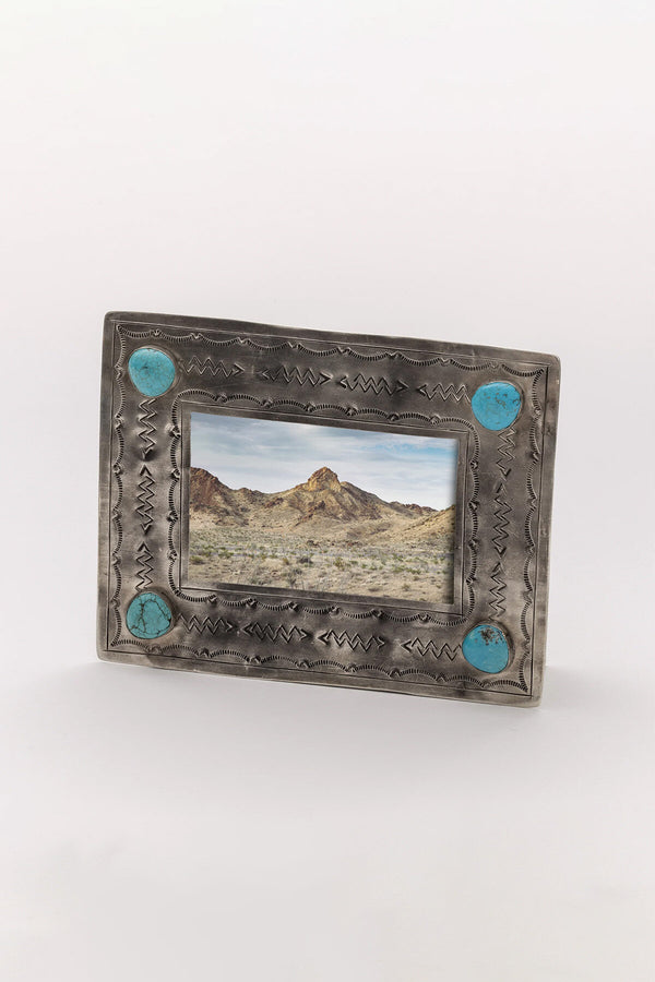 Cornice Stampata 10 x 15 cm con Turchese