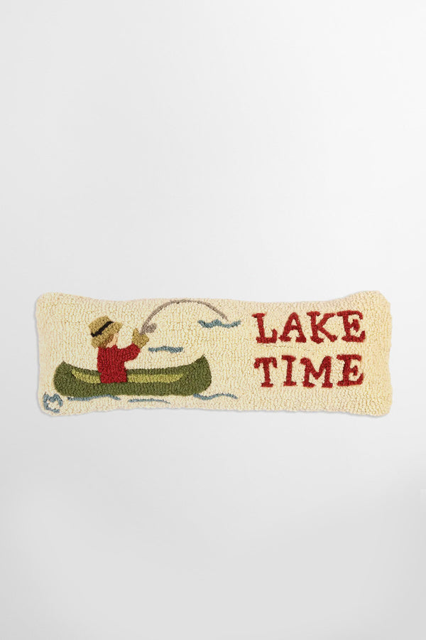 Cuscino Ricamato a Mano Lake Time