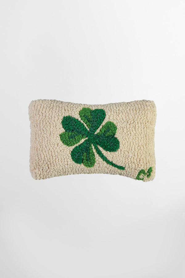Cuscino decorativo Clover in lana per San Patrizio