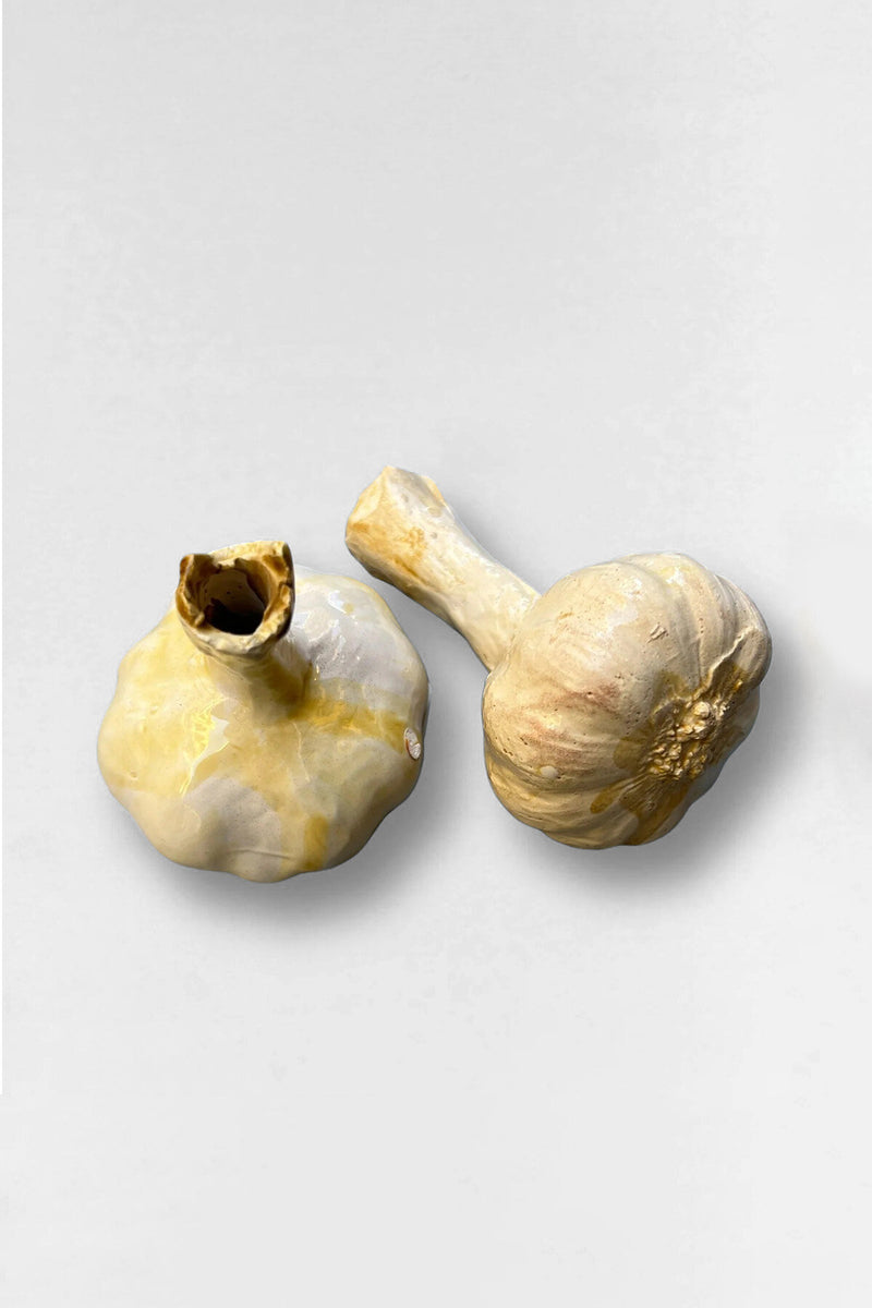 Replica in ceramica smaltata all'aglio