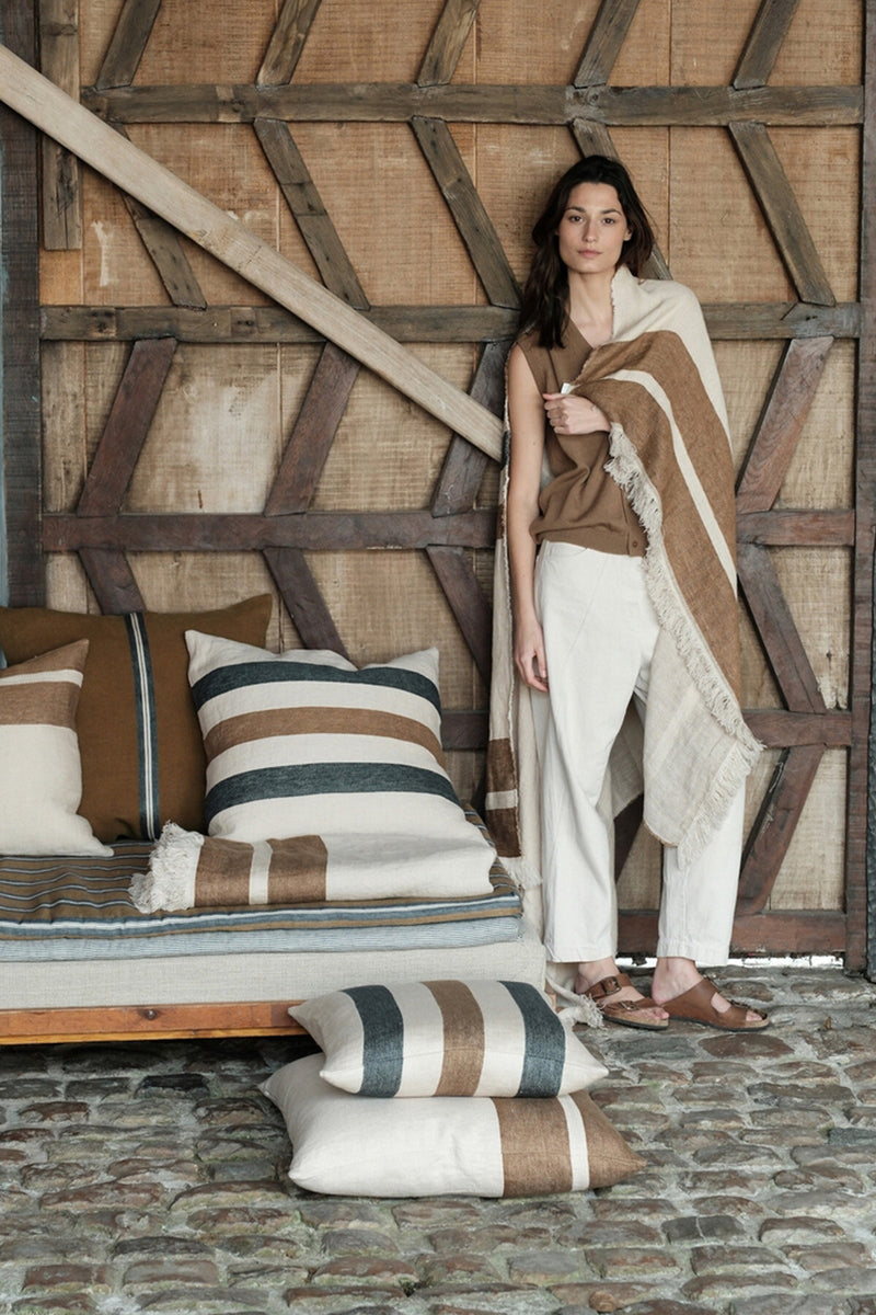 The Belgian Towel Fouta Dakota Stripe