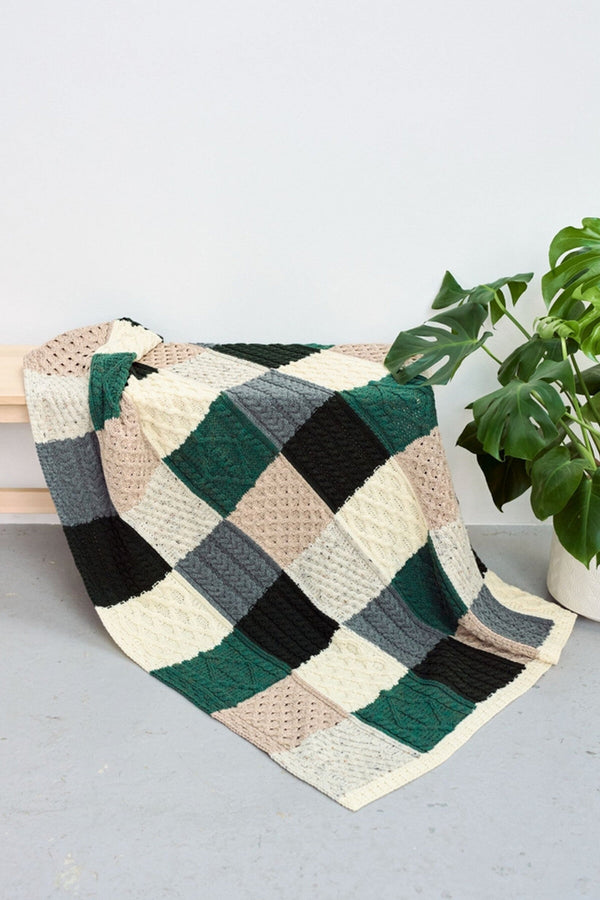 Coperta con intarsio Killala Aran 850