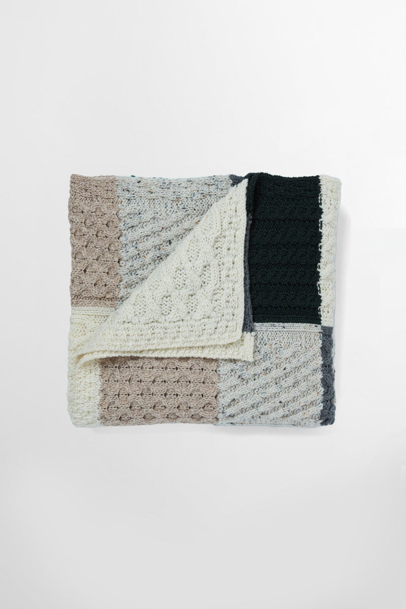 Coperta con intarsio Killala Aran 850