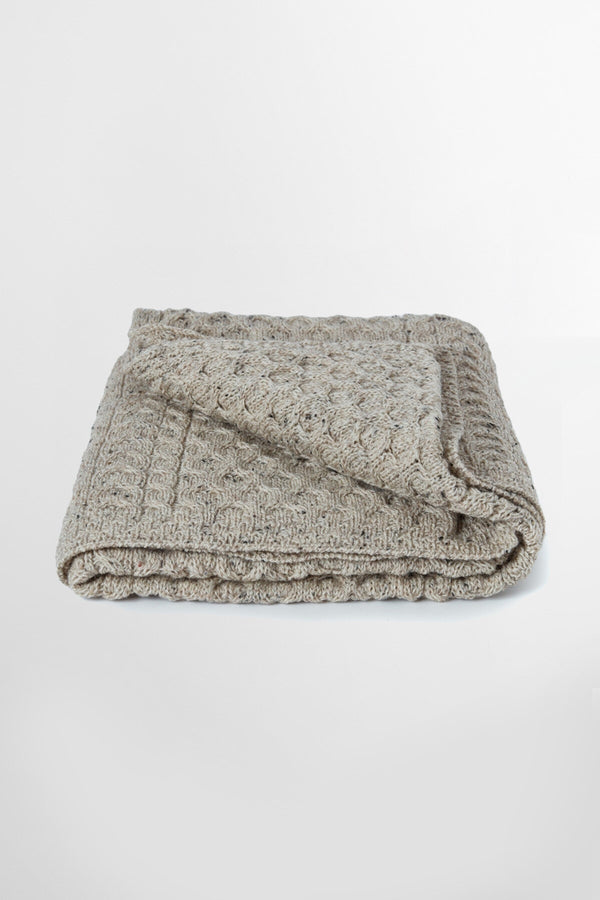 Coperta in lana Bertra Aran Classic - Avena maculata