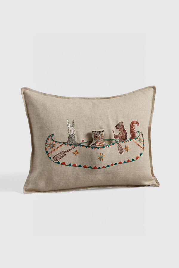 Cuscino tascabile Friends Canoe
