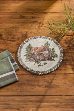 Cabin Printed Braided Trivet
