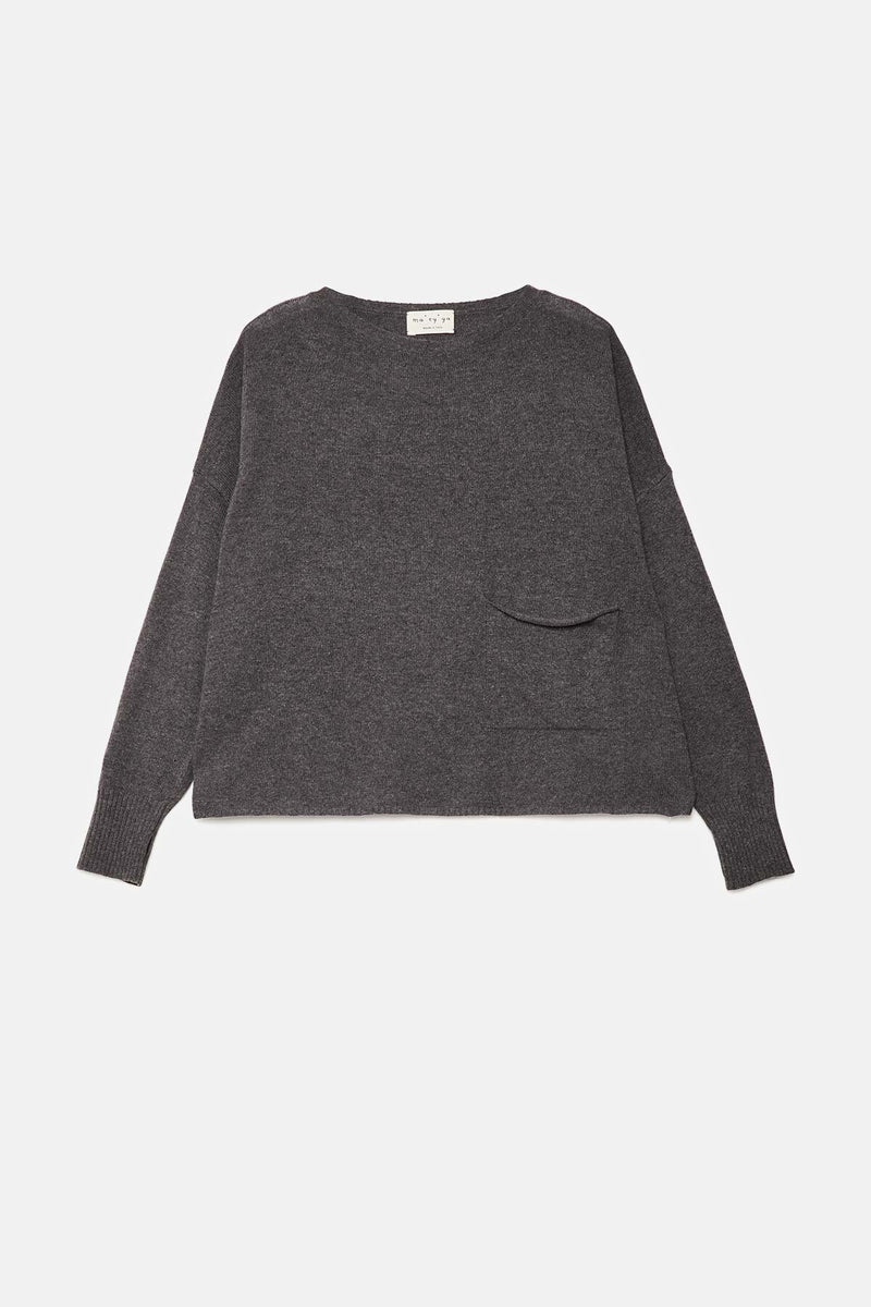 Maglia in lana vergine e cashmere