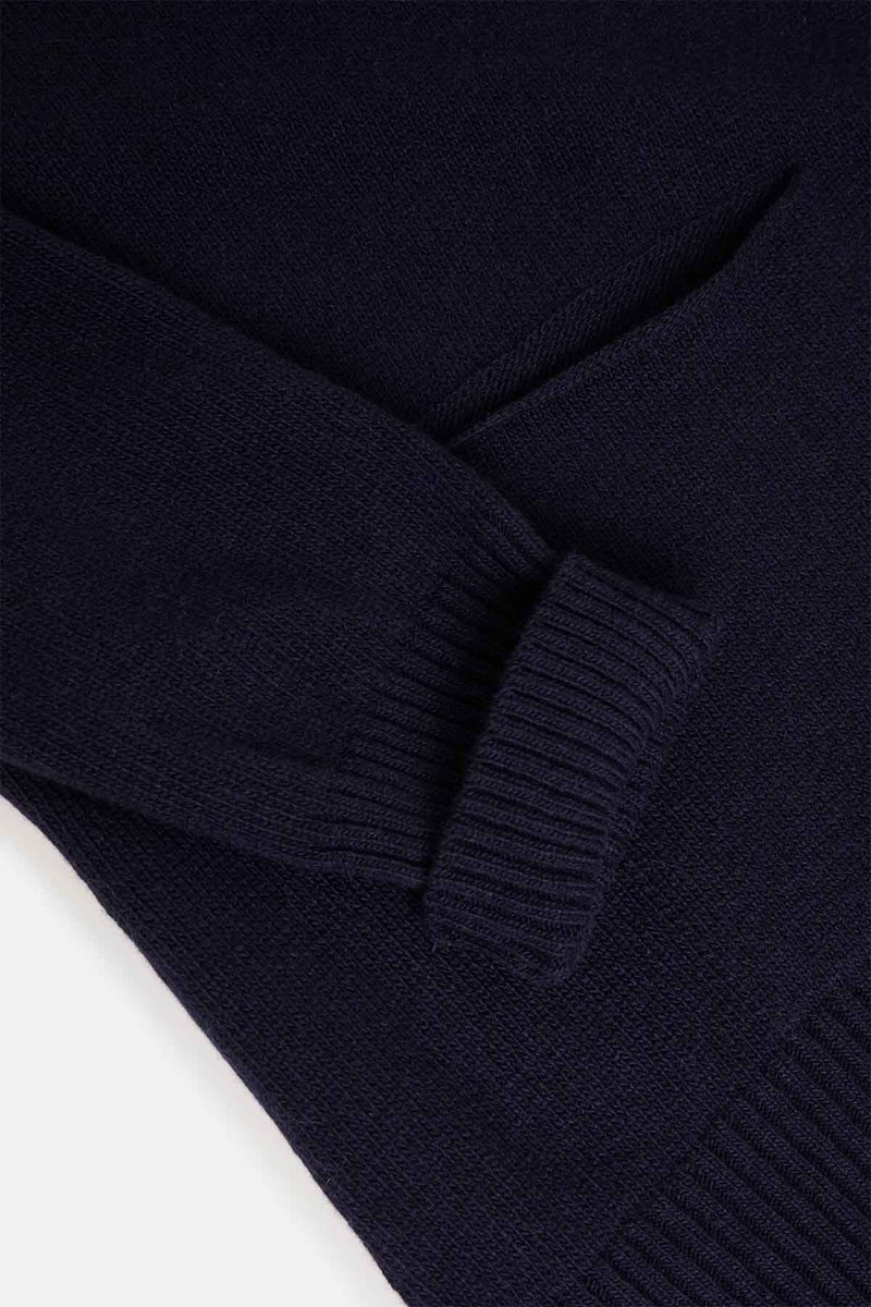 Ma'ry'ya navy blue wool turtleneck sweater