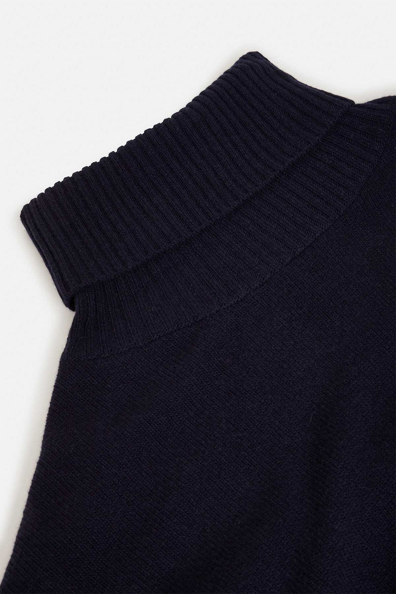 Ma'ry'ya navy blue wool turtleneck sweater