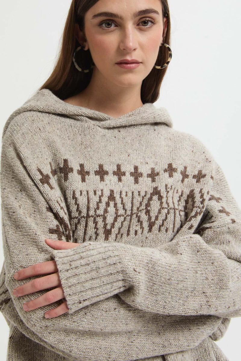 Hooded sweater