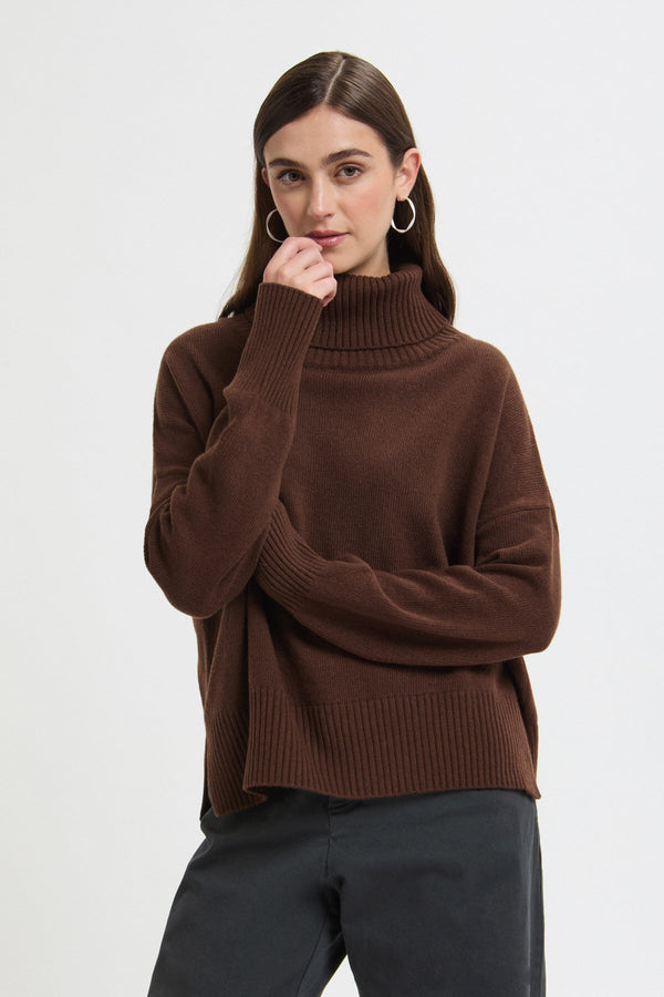 Maglione in lana vergine e cashmere
