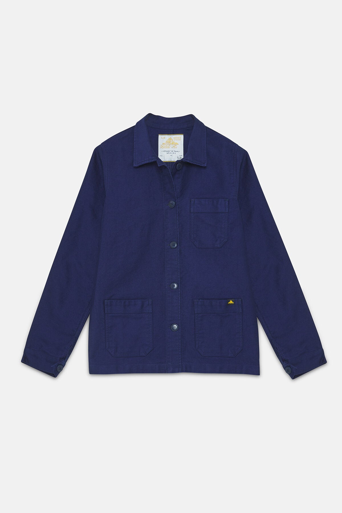 Moleskin Work Jacket Blue by Le Mont Saint Michel | Women | WP Store
