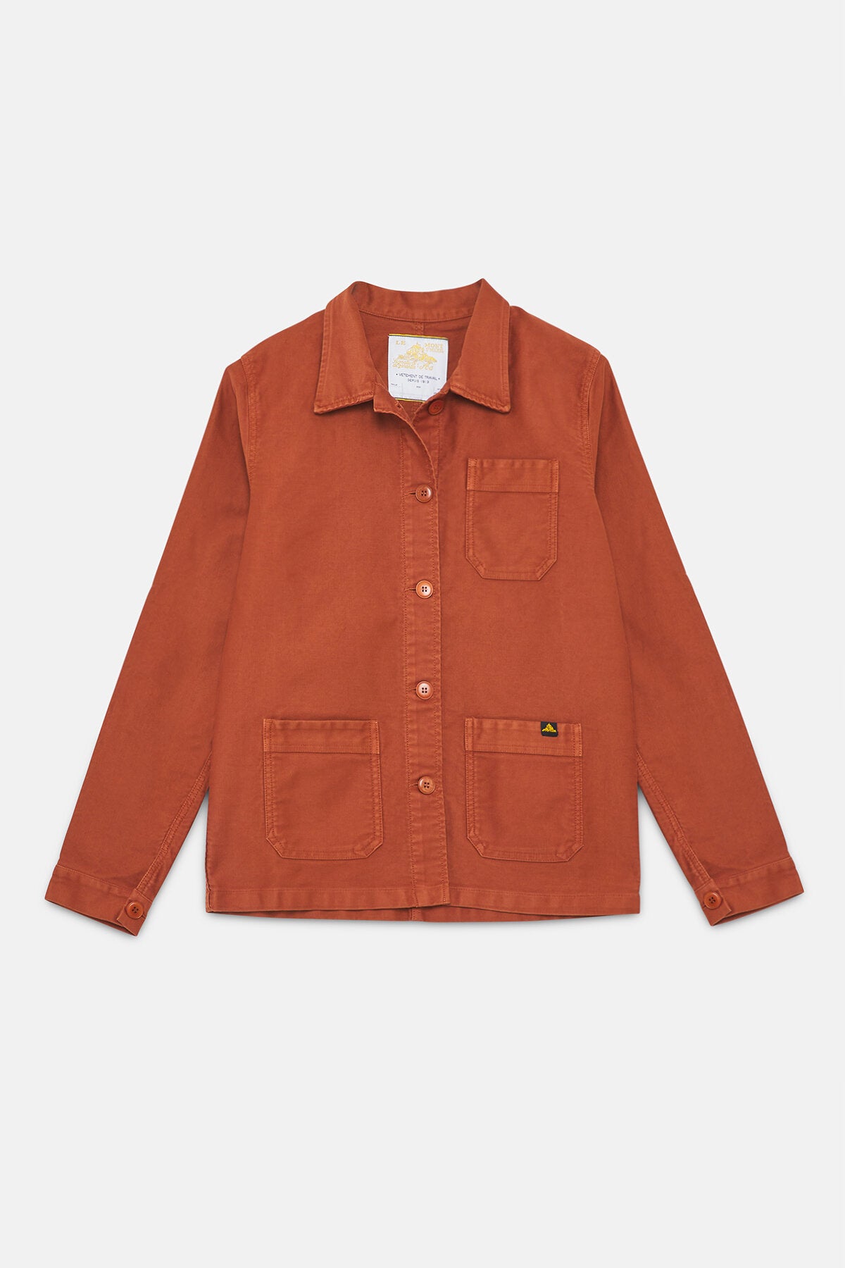 Moleskin Work Jacket Brick by Le Mont Saint Michel | Women | WP Store