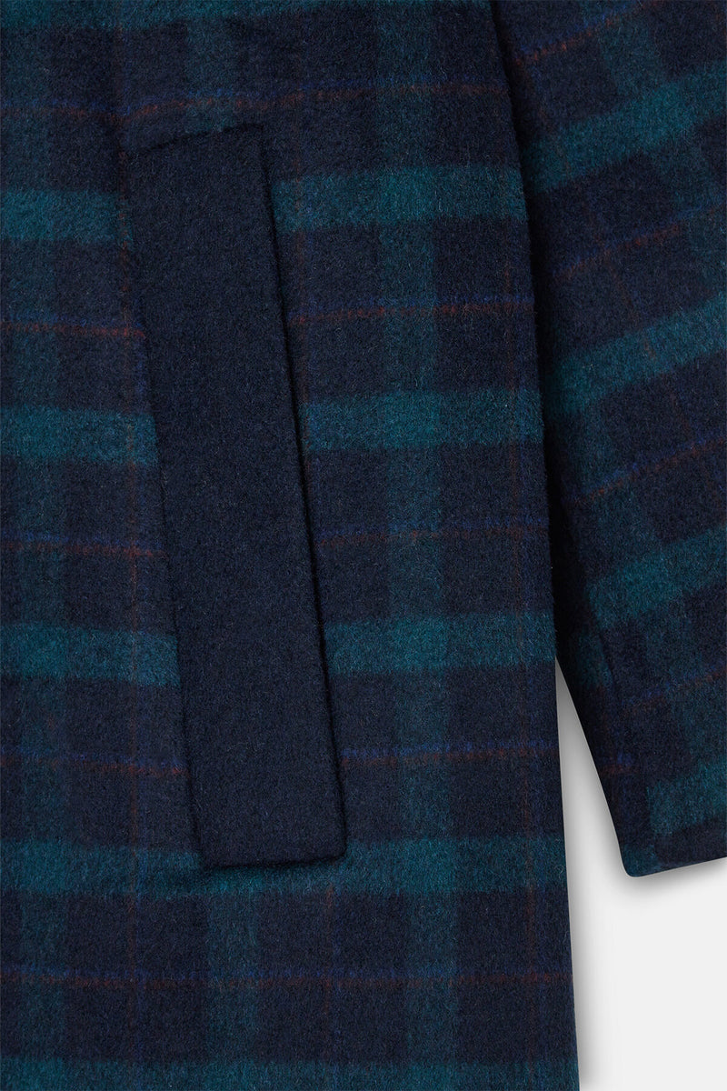 Cappotto in Tartan Manine