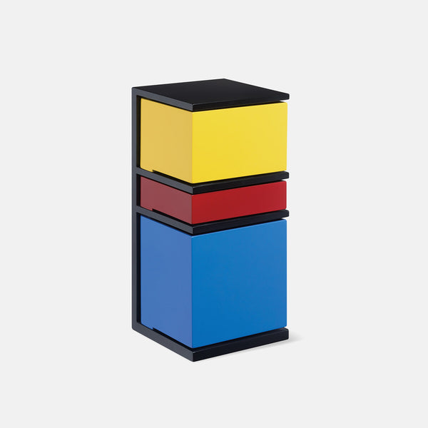 Cassettiera di design Mondrian