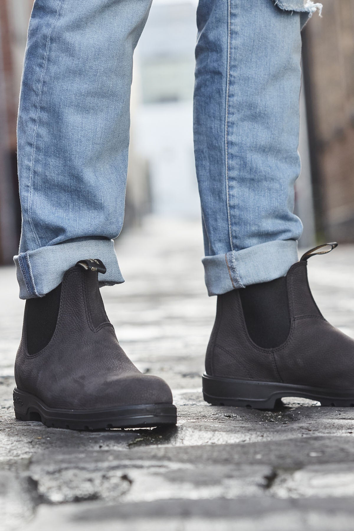 1464 Grey nubuck black by Blundstone Unisex WP Store