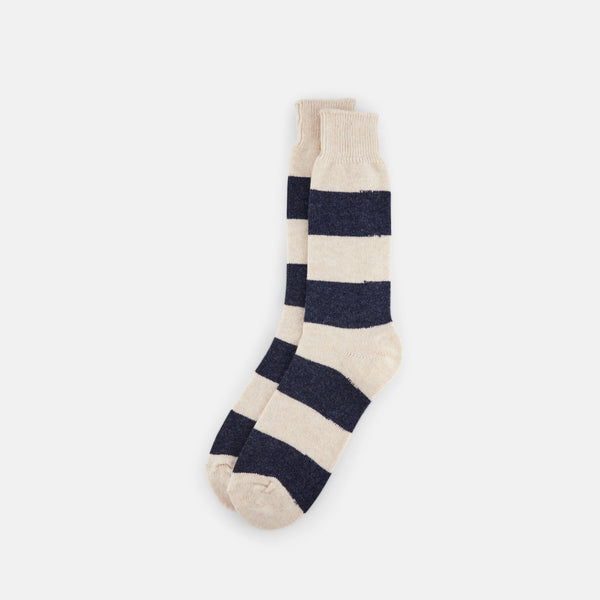 Wool Cashmere Stripes Socks