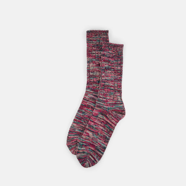 Ribbed Cotton-Blend Socks