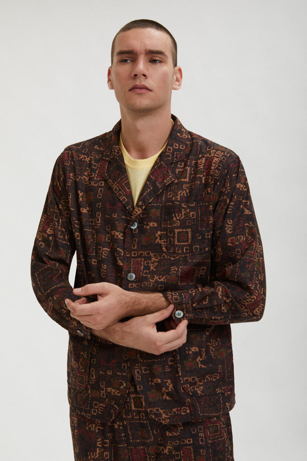Batik printed jacket