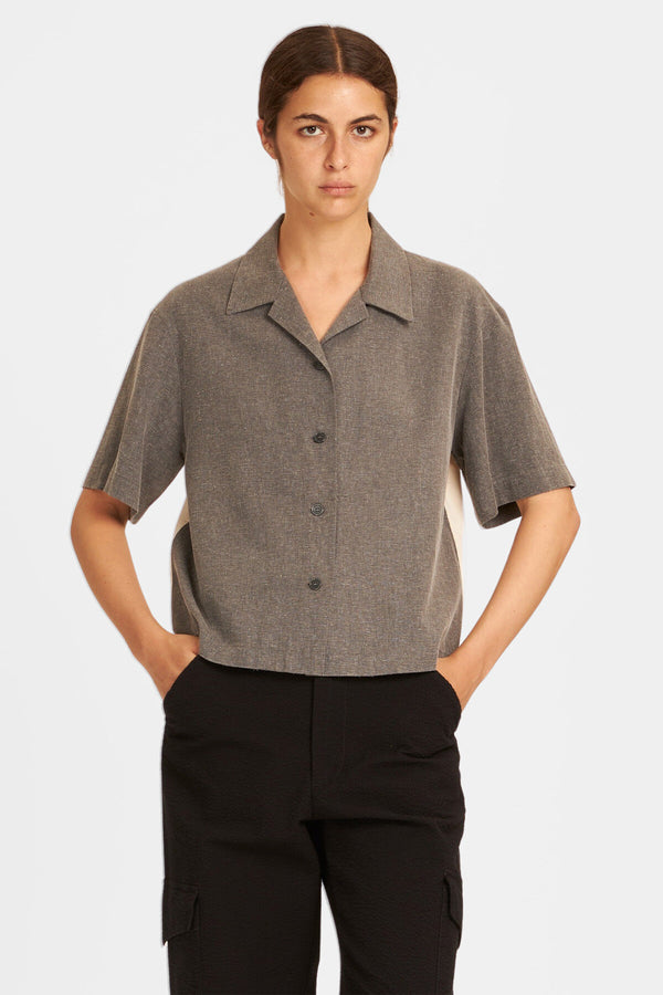 Short-sleeved overshirt