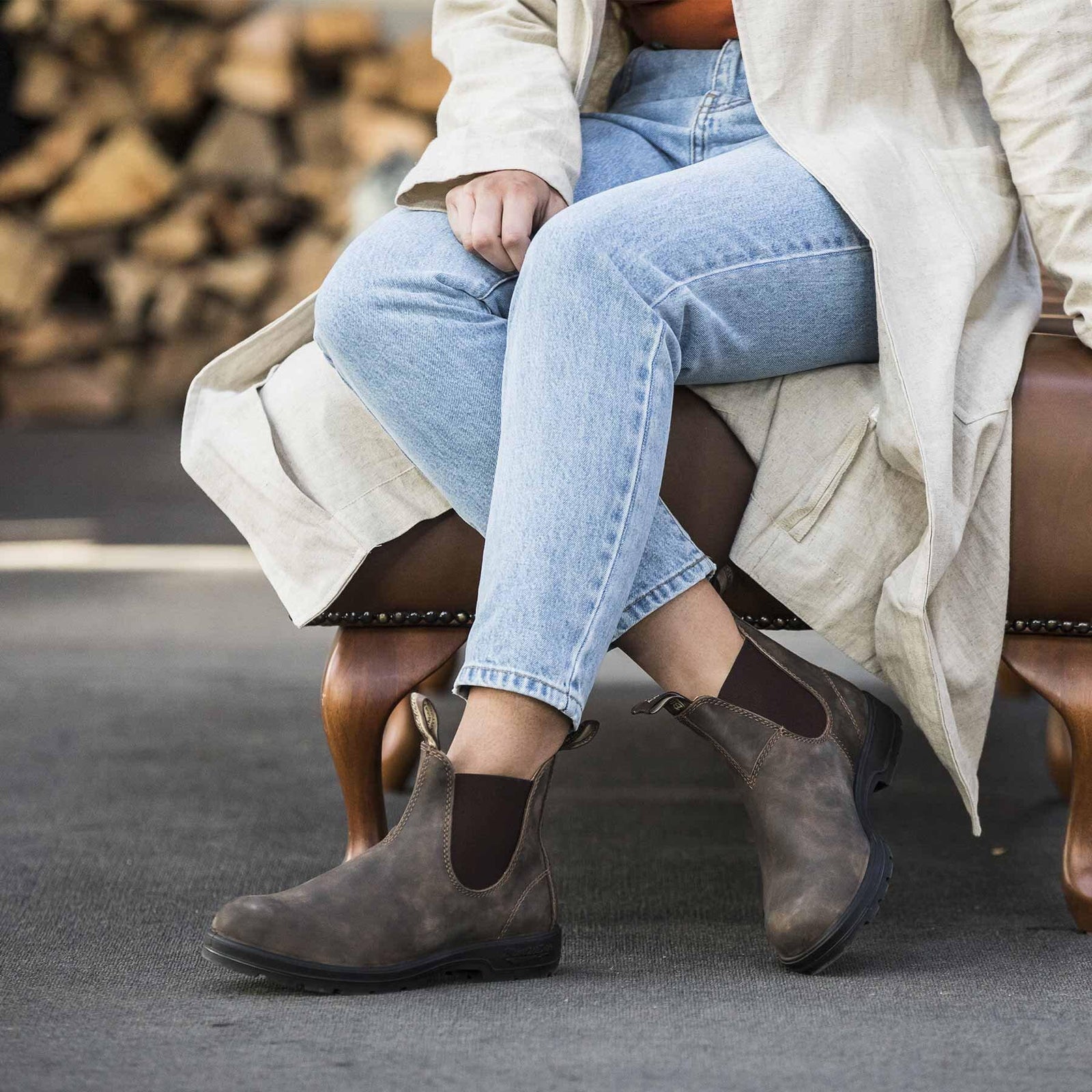 585 Rustic brown brown by Blundstone Unisex WP Store