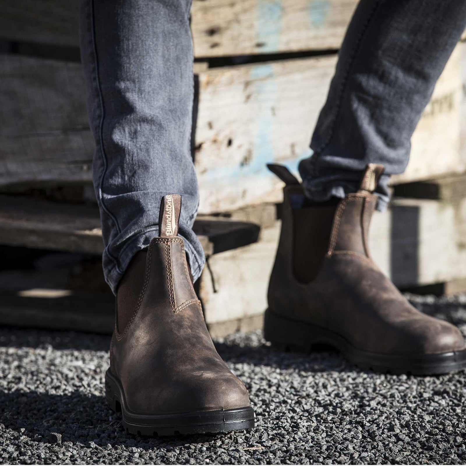 585 Rustic brown brown by Blundstone Unisex WP Store