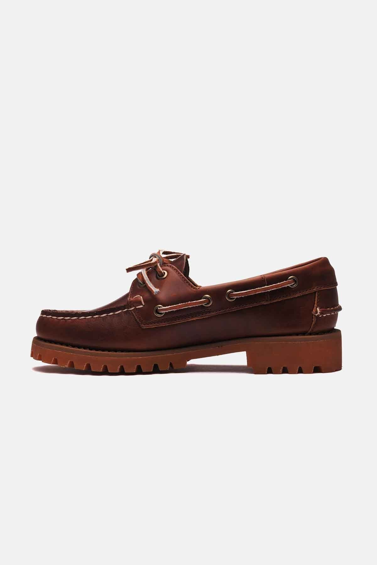 Mocassin Ranger Waxy Woman Brown gum by Sebago Women WP Store