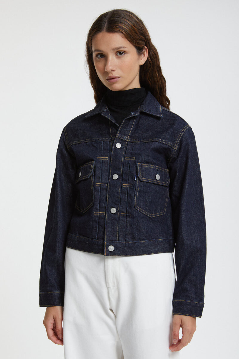 Levi's® Made In Japan Classic Type II Denim Jacket Dark indigo by
