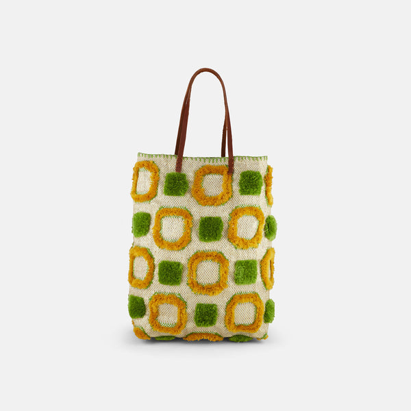 Shopping bag in materiale riciclato