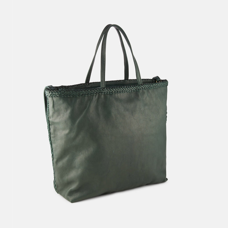 Borsa a mano in pelle