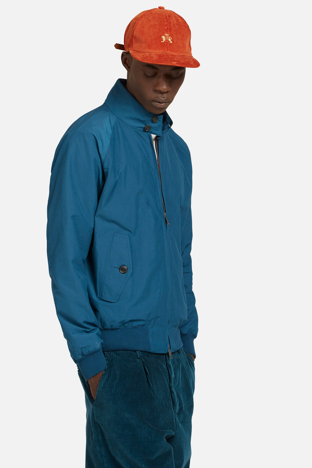 G9 Harrington Jacket Peacock blue by Baracuta | Men | WP Store