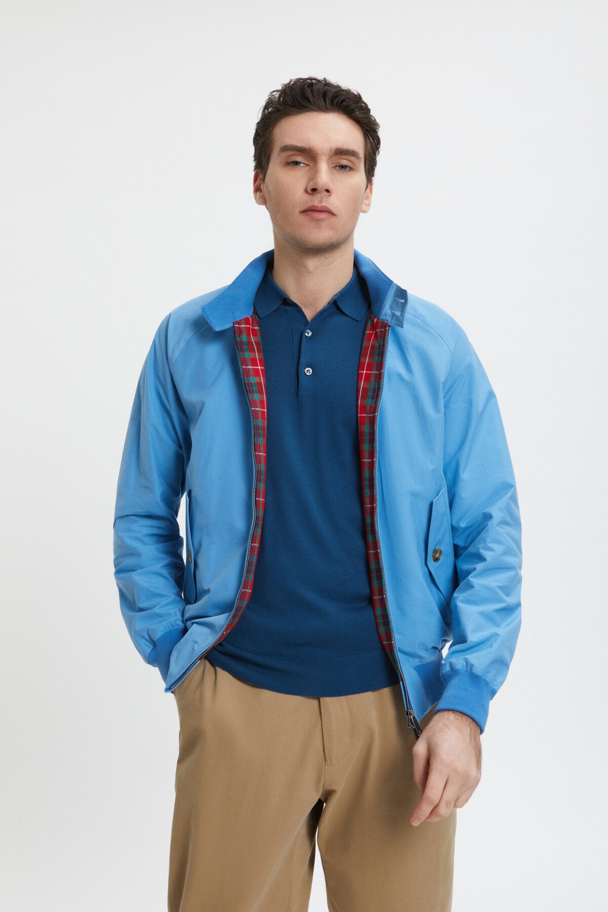 G9 Harrington Jacket Heritage blue by Baracuta Men WP Store