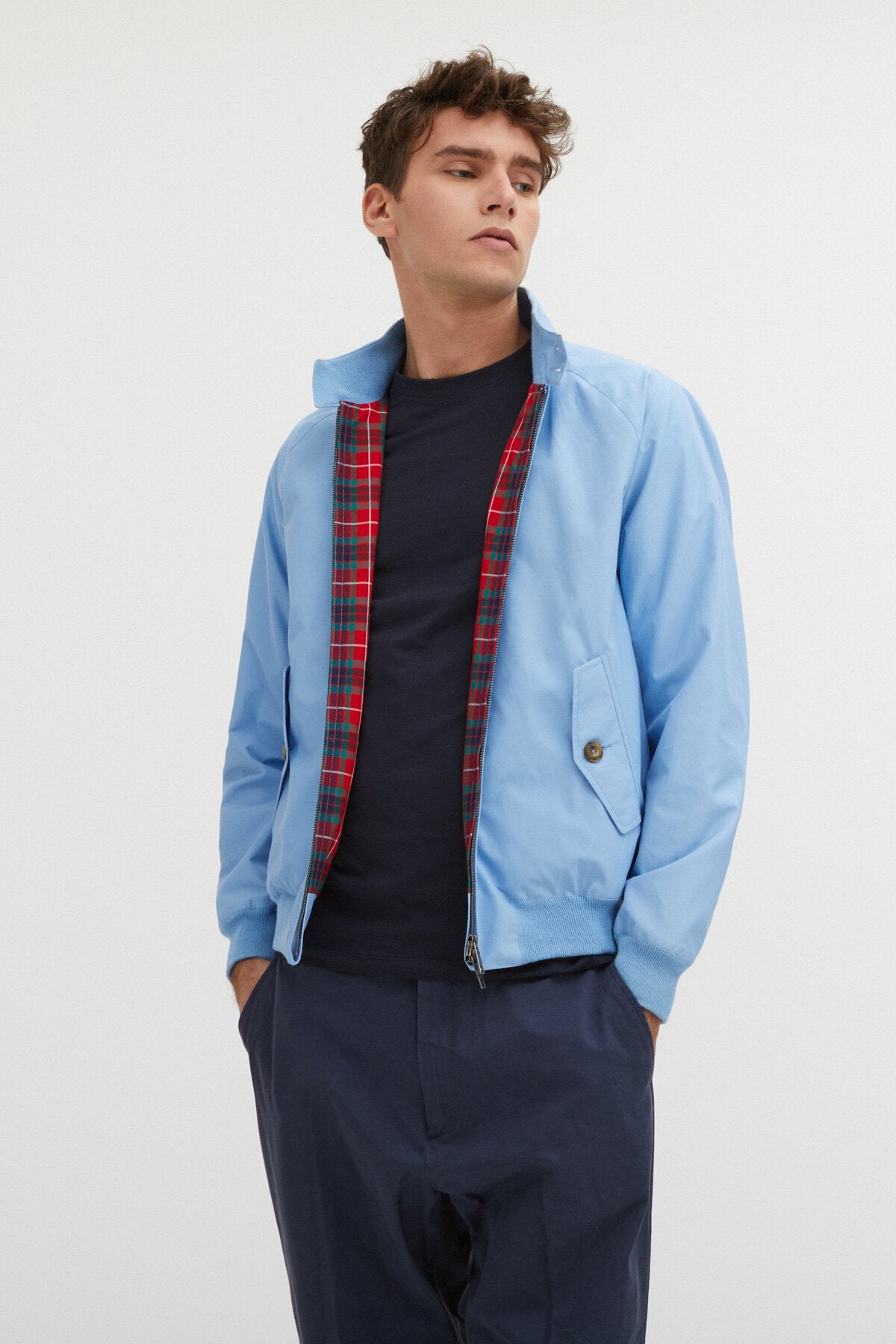 G9 Baracuta Cloth Sky blue by Baracuta | Men | WP Store