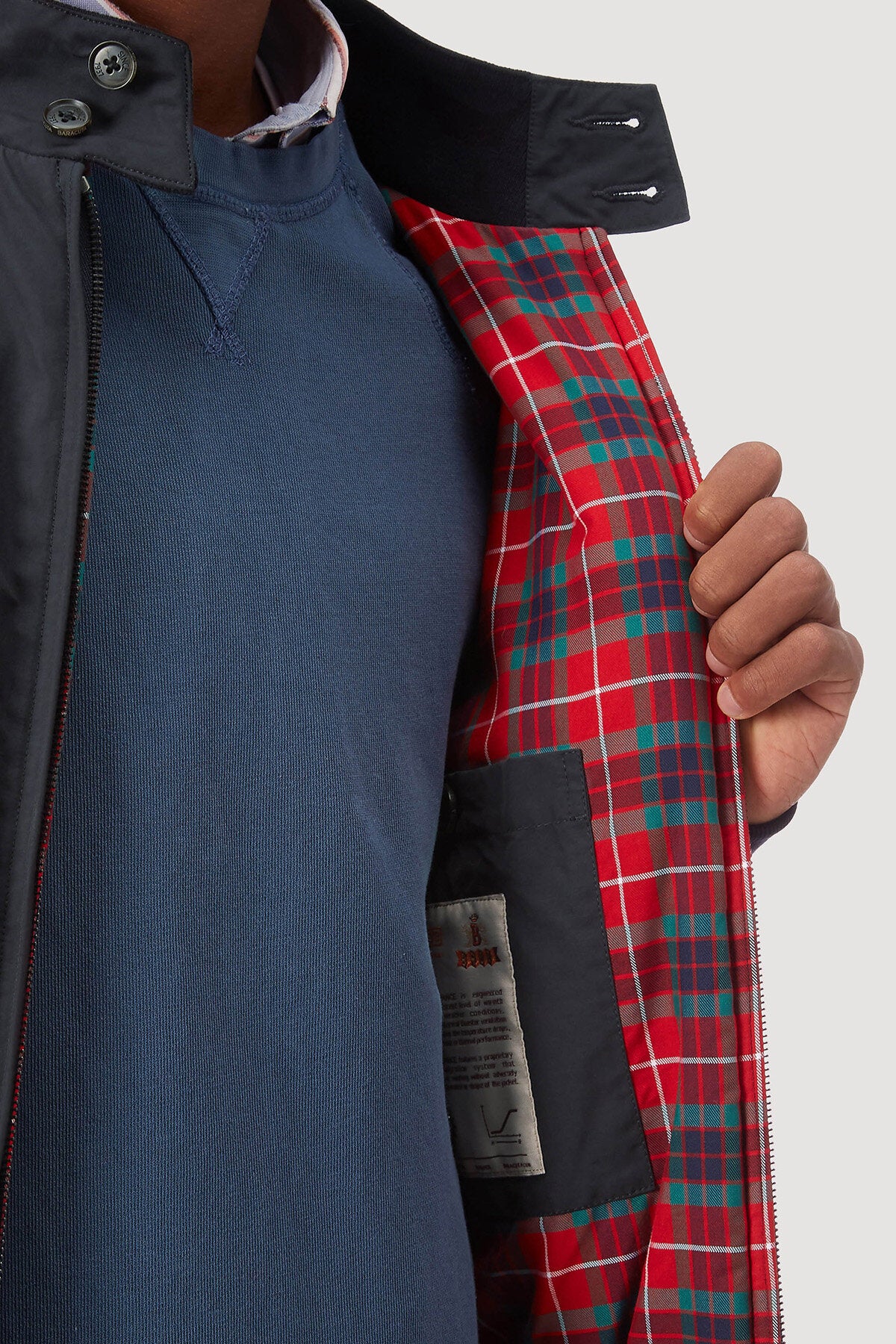 G9 Thermal Dark navy by Baracuta Men WP Store - Main Image