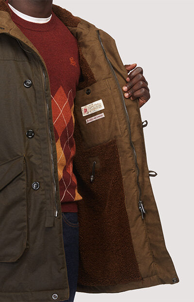 Terence Waxed Jacket Deep moss by Baracuta | Men | WP Store