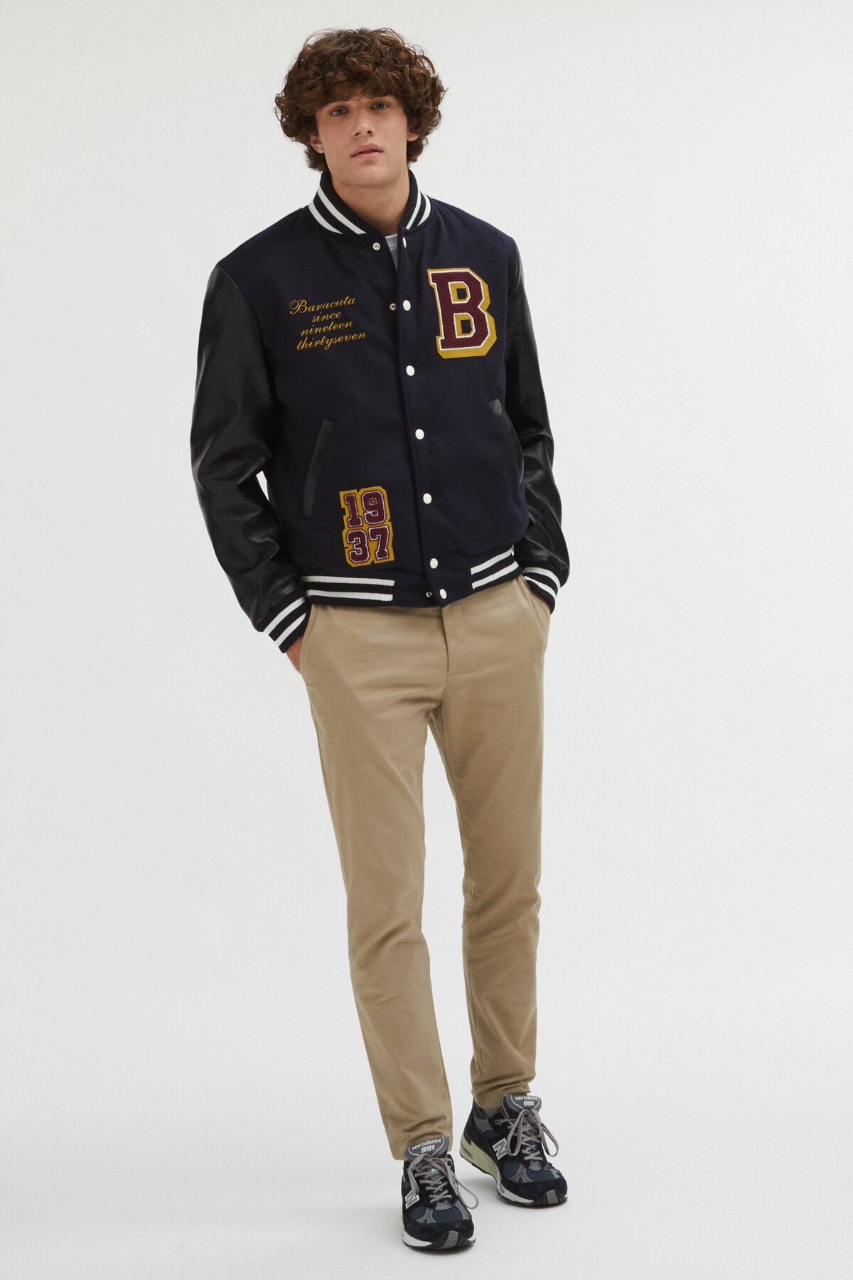 Baracuta Varsity Jacket Night blue by Baracuta | Men | WP Store