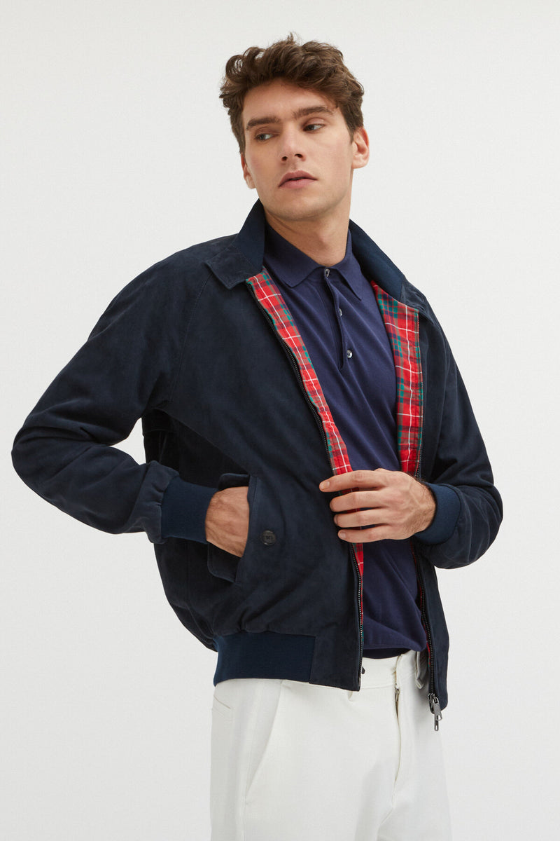 G9 Suede Navy by Baracuta Men WP Store - Main Image